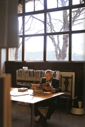 Sala di lettura della Lindley Library