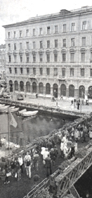 Ponte sul Canale montato la scorsa primavera